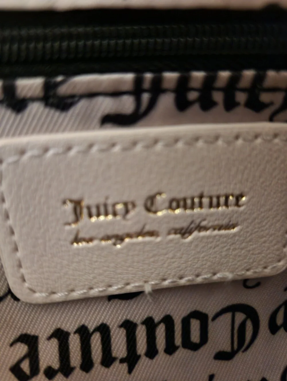 Juicy Couture White Hobo Bag. NWT